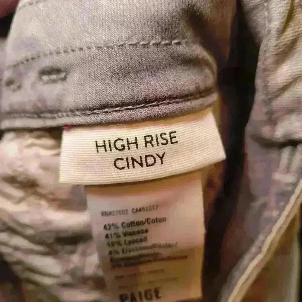 Paige Grey high rise Cindy denim woman's sz 28 - Picture 7 of 8